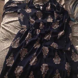 Long sleeve dress with pockets